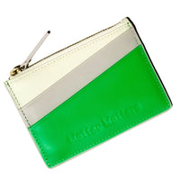 'Good Enough' Zipped Card Holder • Kelly Green