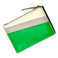 'Good Enough' Zipped Card Holder • Kelly Green
