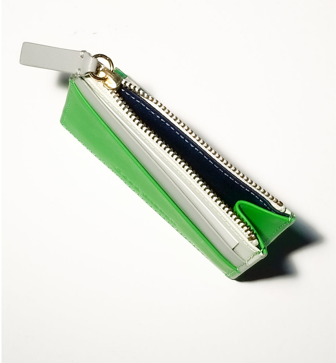 'Good Enough' Zipped Card Holder • Kelly Green