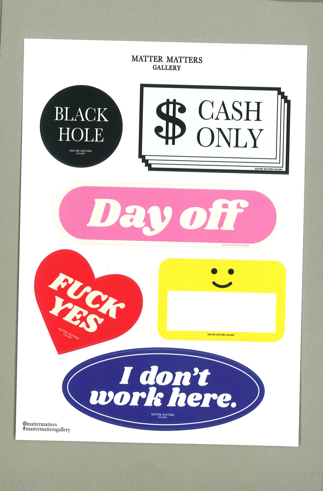 Moods • Sticker Sheet