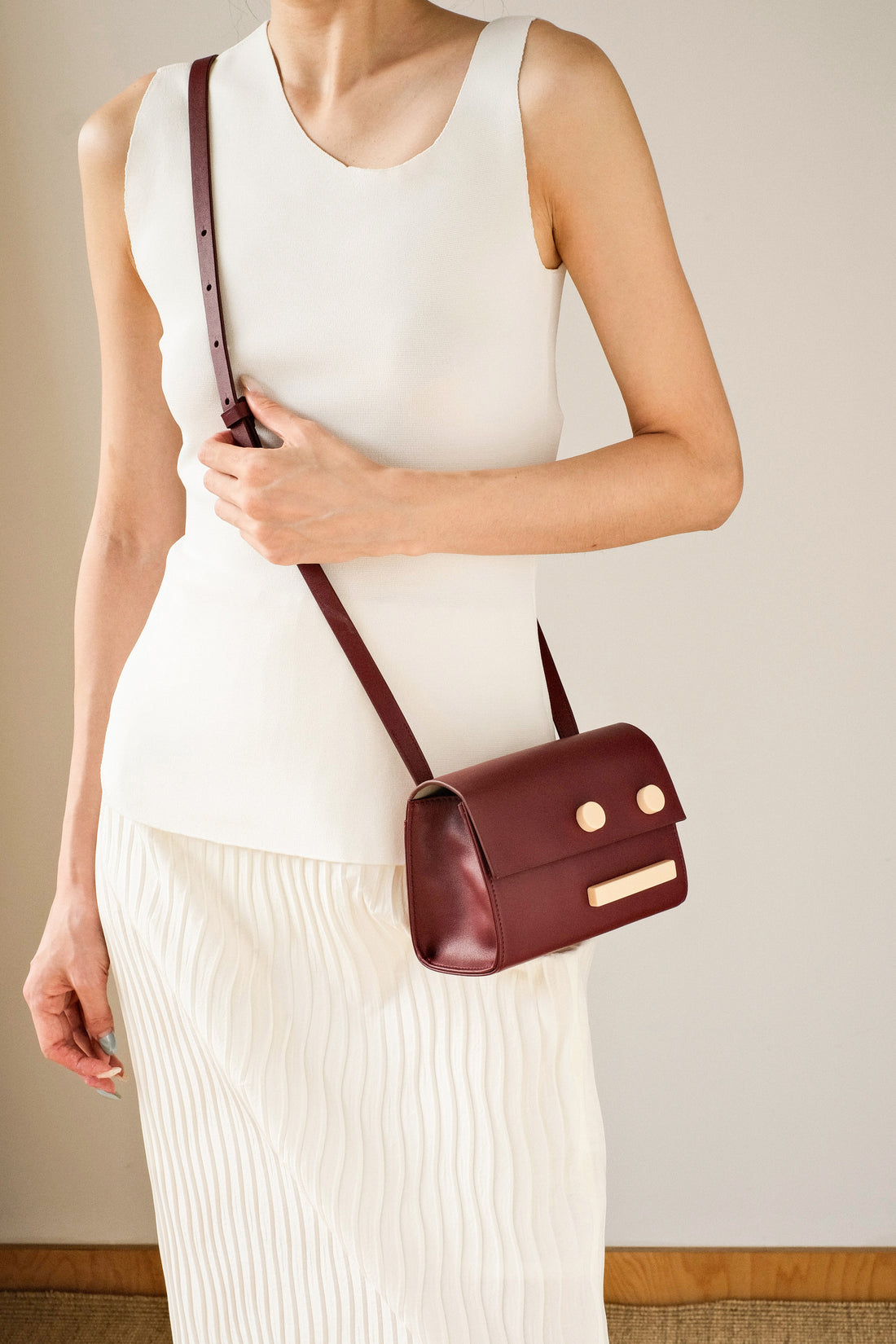 Mini Out Of Office Bag • Wine