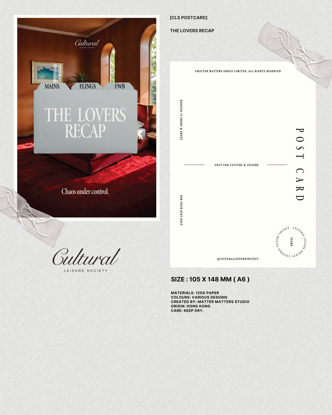 CLS Postcard • The Lovers Recap