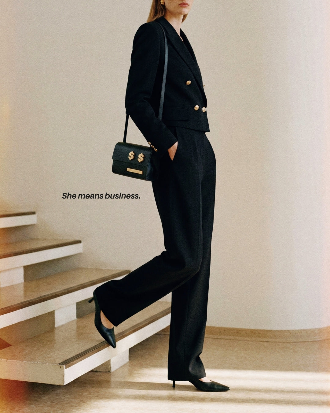 Mini Show Me The Money Bag • Black