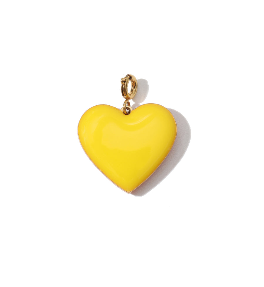 Set Your Heart Pendant • Orange & Yellow