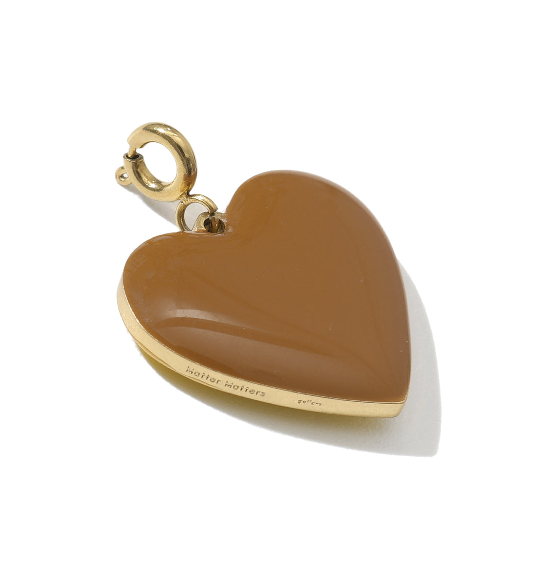 Set Your Heart Pendant • Cobalt & Chocolate