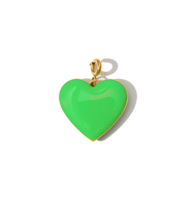 Set Your Heart Pendant • Black & Green