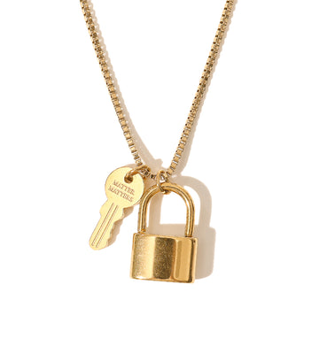 Unlock Secrets Key & Lock Necklace