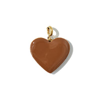 Set Your Heart Pendant • Cobalt & Chocolate
