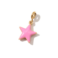 Shining Star Necklace • Red & Pink