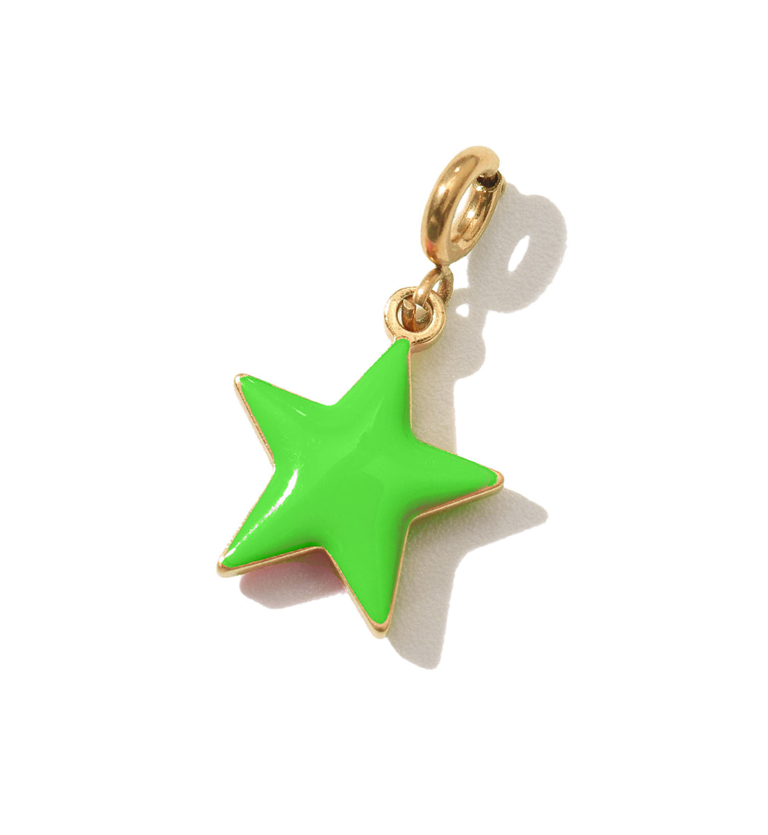Shining Star Necklace • Cobalt & Bright Green