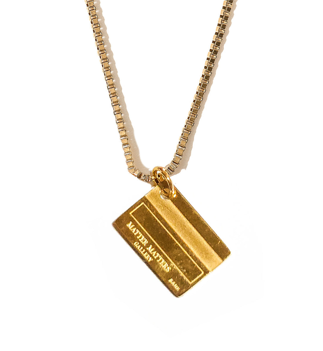 Unlimited Funds Credit Card Necklace • Gold