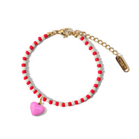 Humble Heart / Bracelet • Red & Pink
