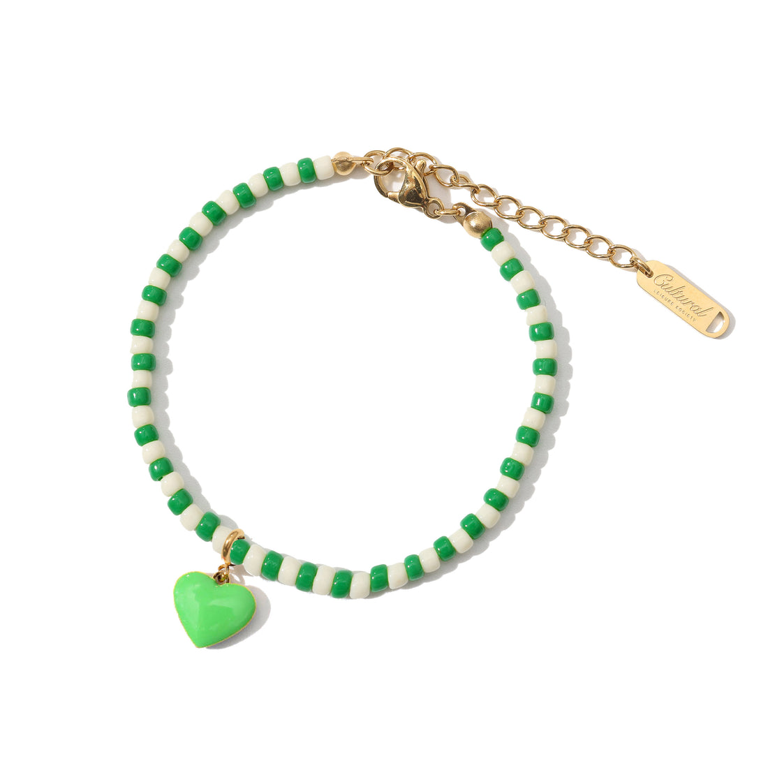 Humble Heart / Bracelet • Cobalt & Green