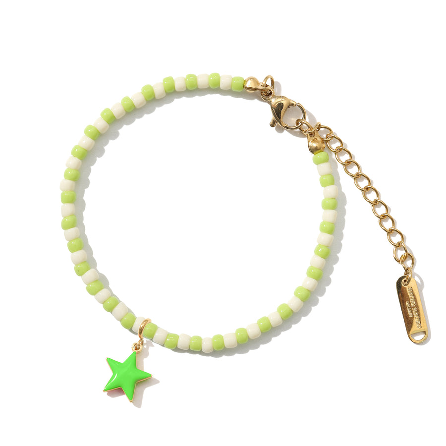 Shining Star / Bracelet • Cobalt & Green