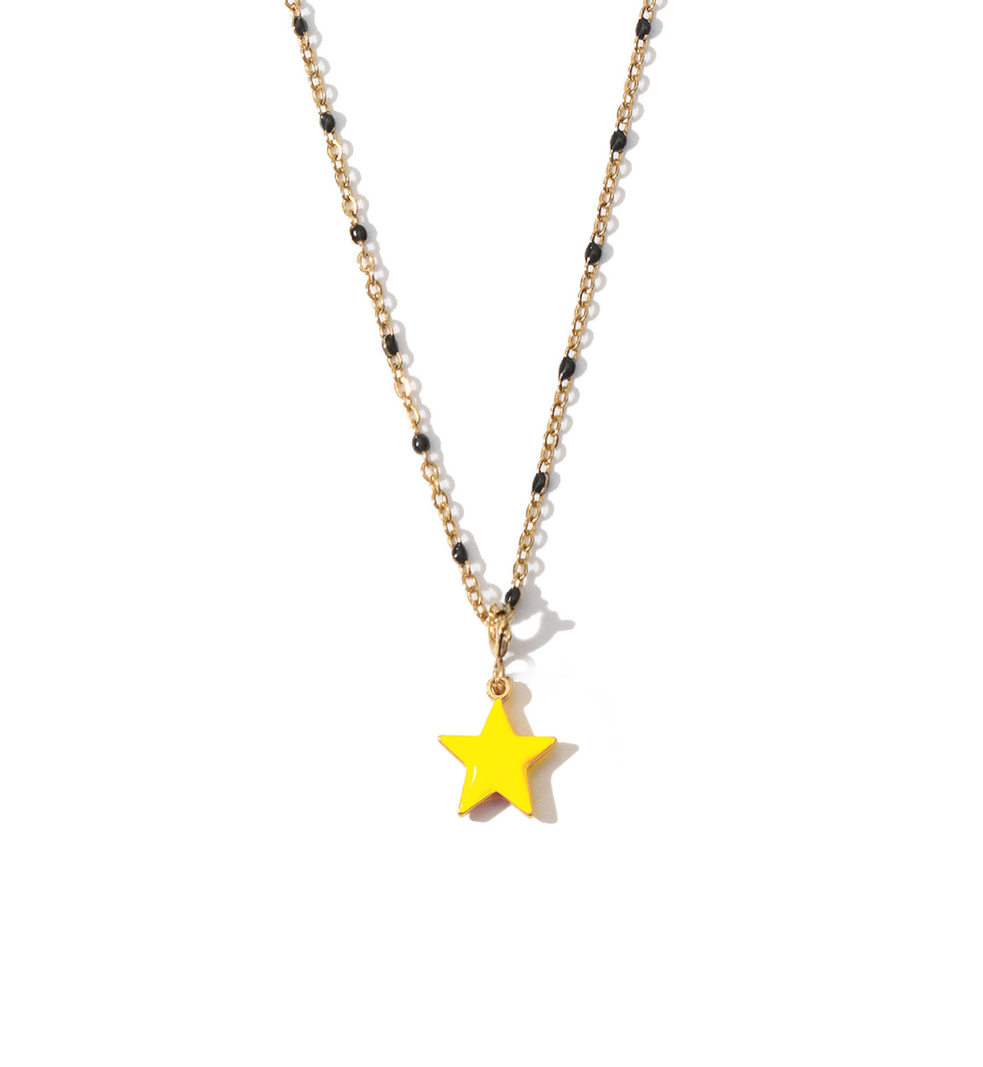 Shining Star Necklace • Yellow & Orange
