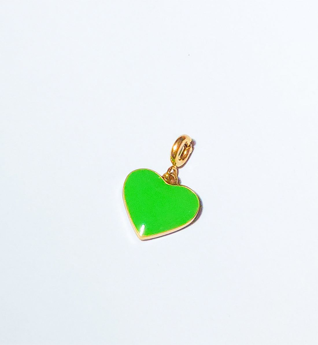 Humble Heart Pendant • Cobalt & Bright Green