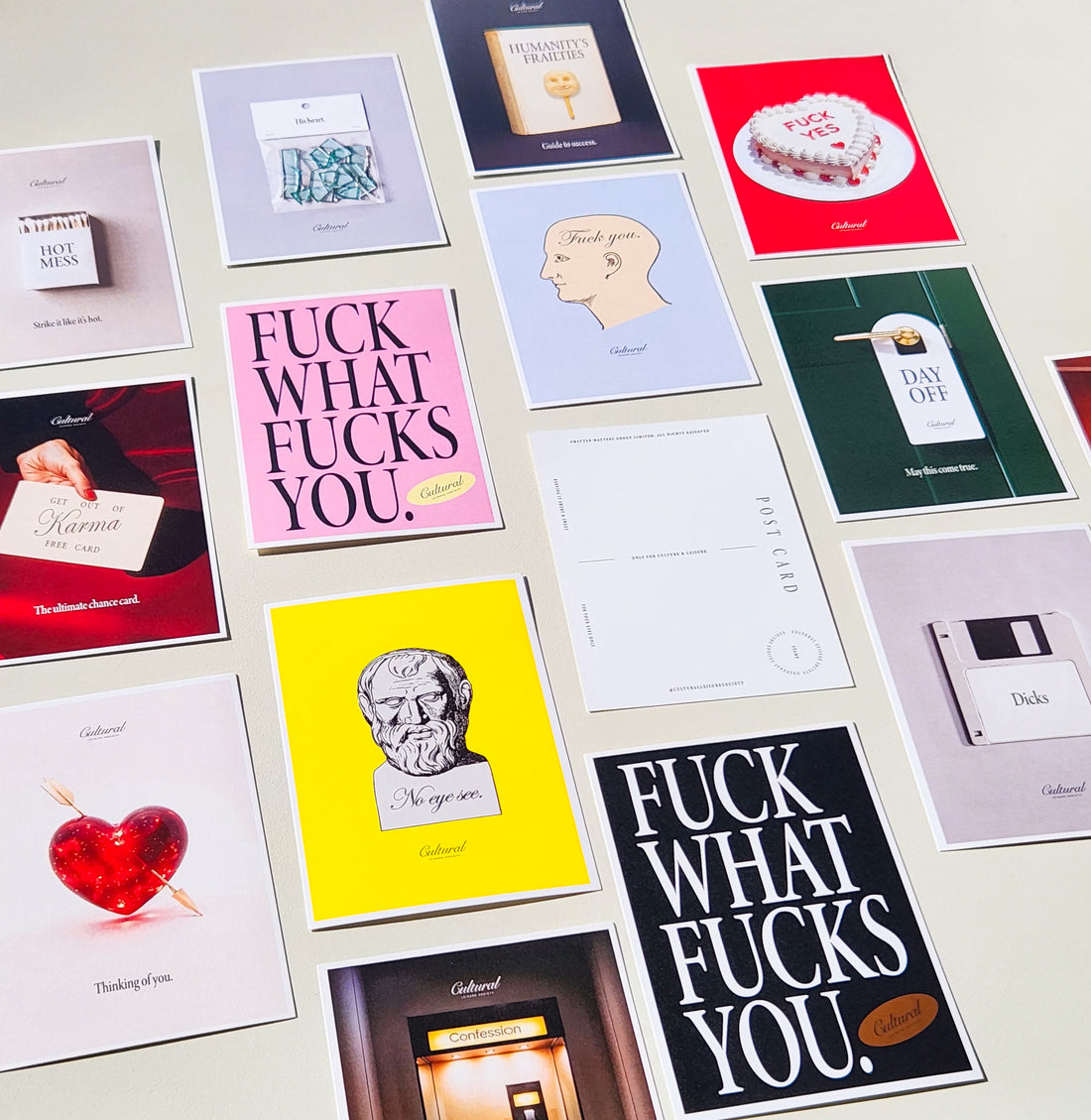 CLS Postcard • Fuck What Fucks You (Black)