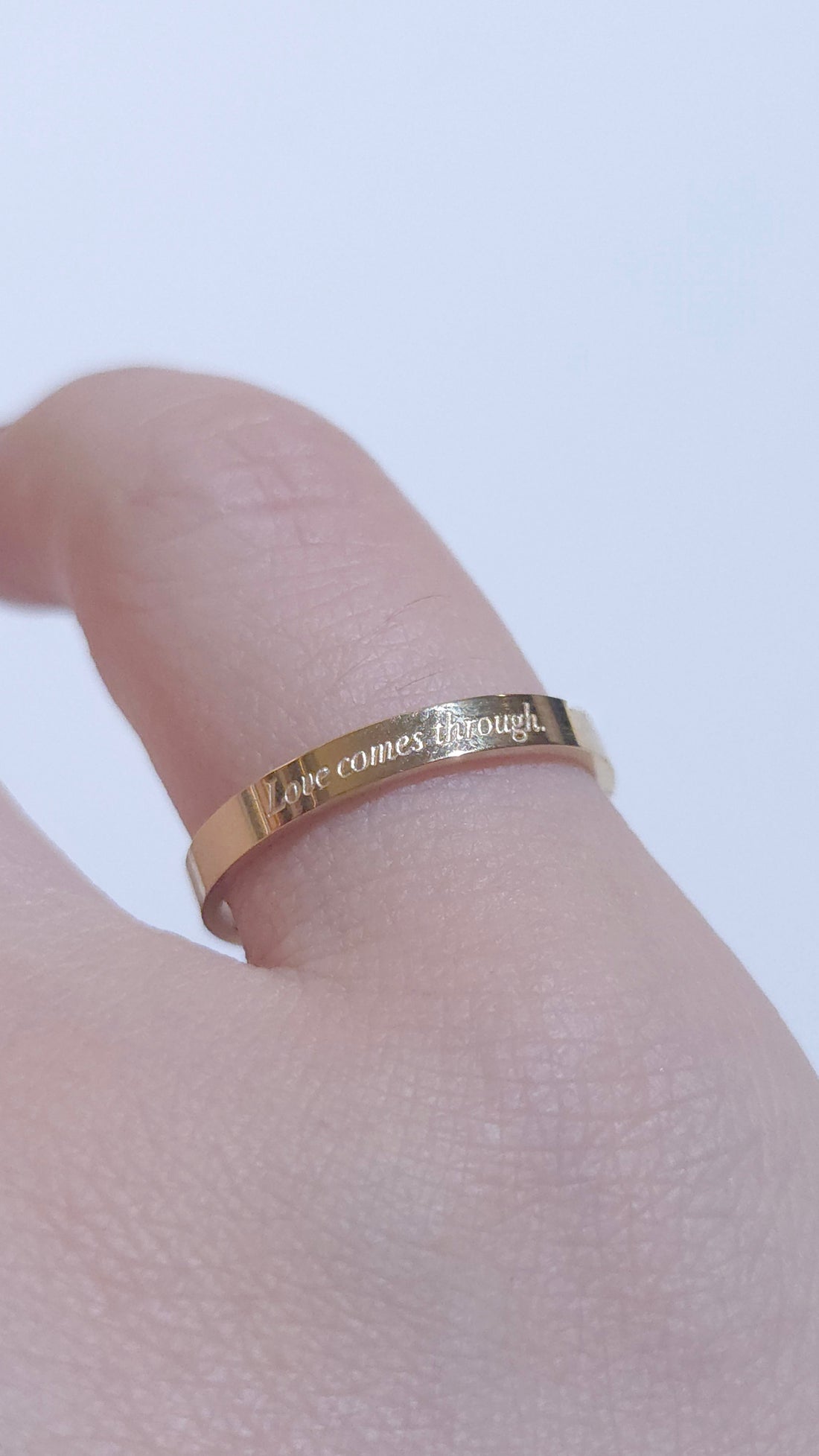 Love Comes Through • Gold