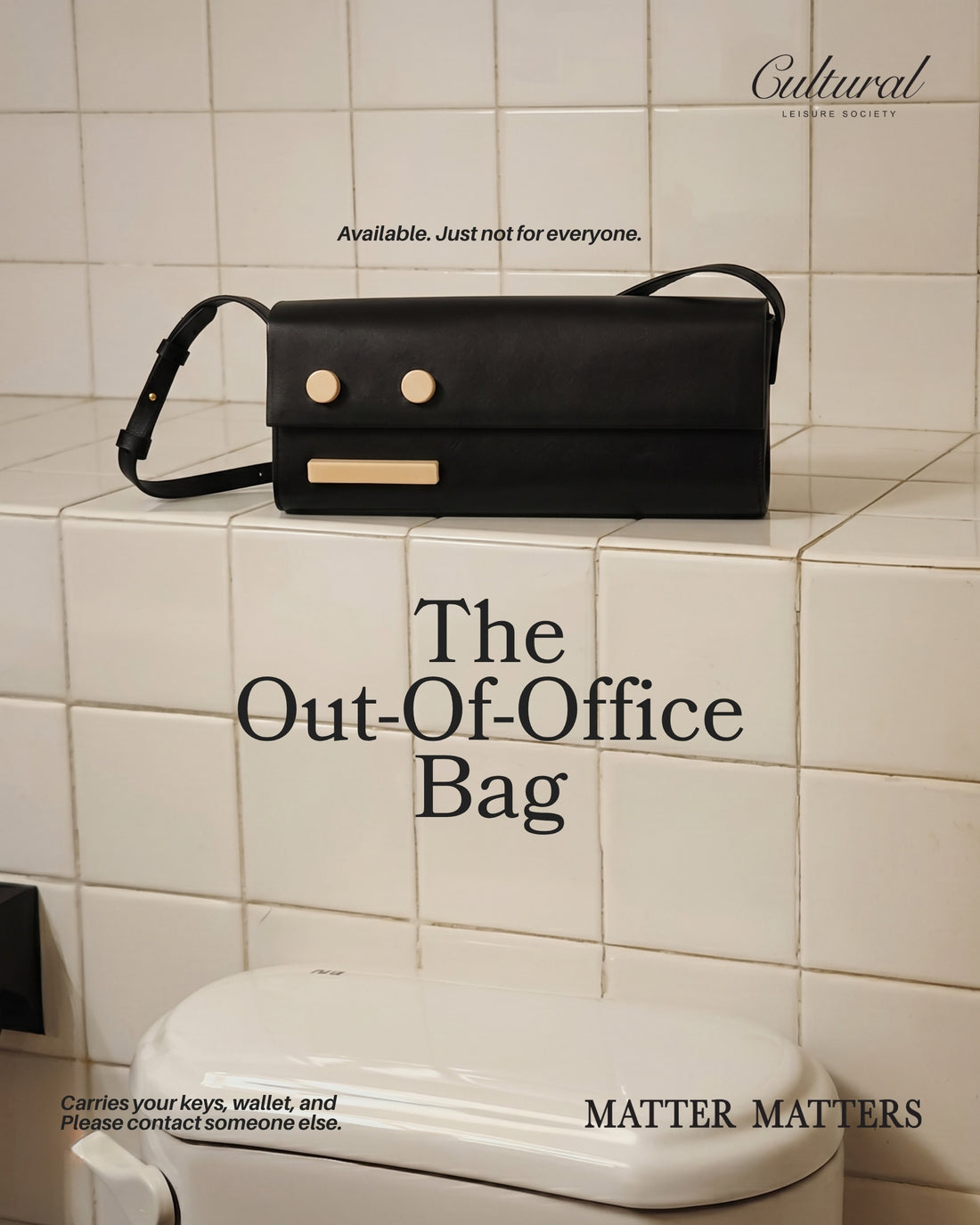 The Out of Office Bag • Black