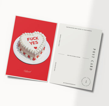 CLS Postcard • Fuck Yes Cake