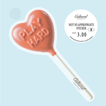 CLS Sticker • Play Hard Lollipop