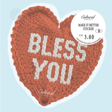 CLS Sticker • Bless You Crochet Heart