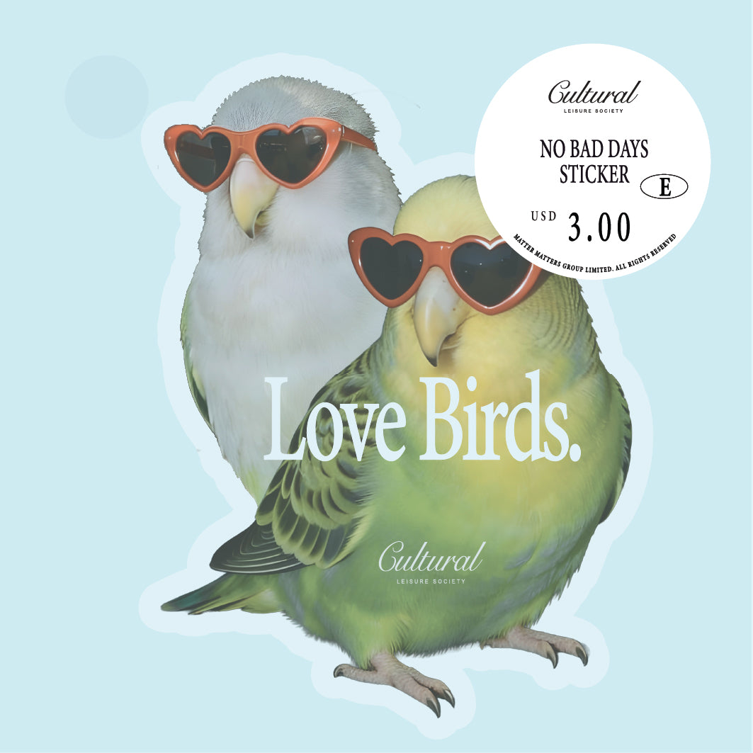 No Bad Days Sticker • Love Birds