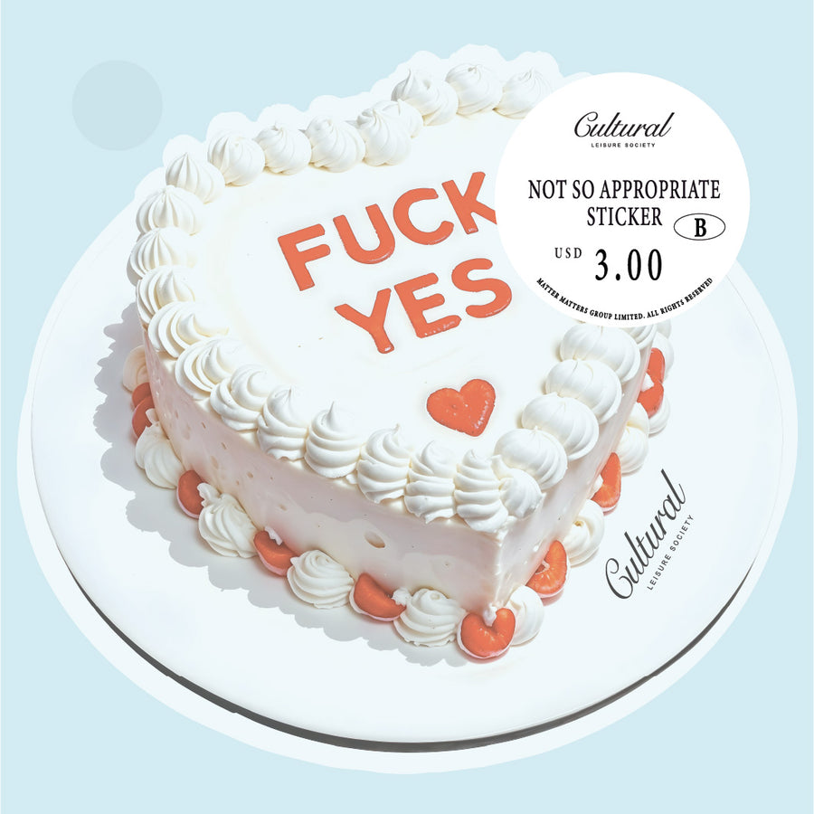 CLS Sticker • Fuck Yes Cake