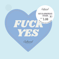 CLS Sticker • Fuck Yes Blue Heart
