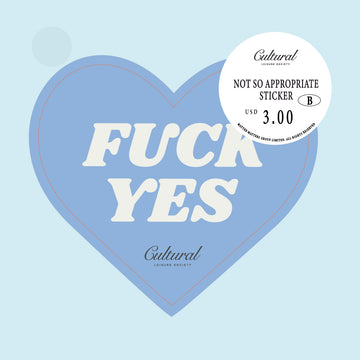 CLS Sticker • Fuck Yes Blue Heart