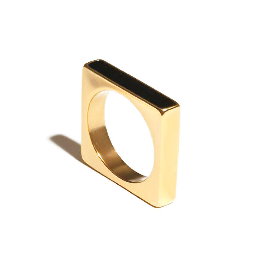 Bar Square Ring • Black
