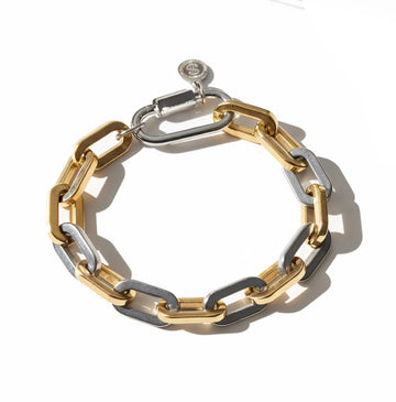 One Billion Coin Chunky Bracelet • Two Tone
