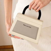 The Hopeless Romantic Bag with Strap  • Beige