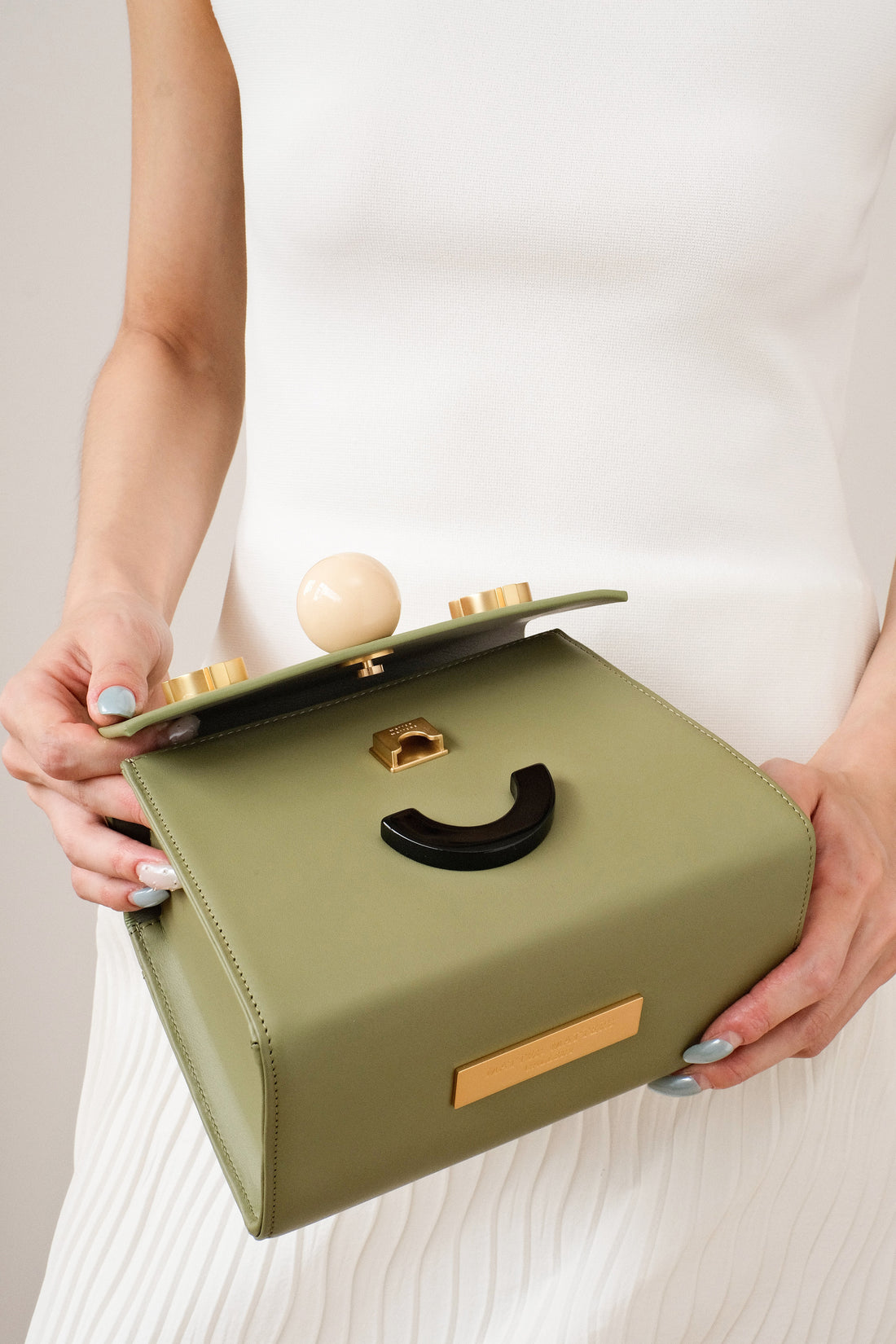 The Show Me The Money Bag with Strap • Olive
