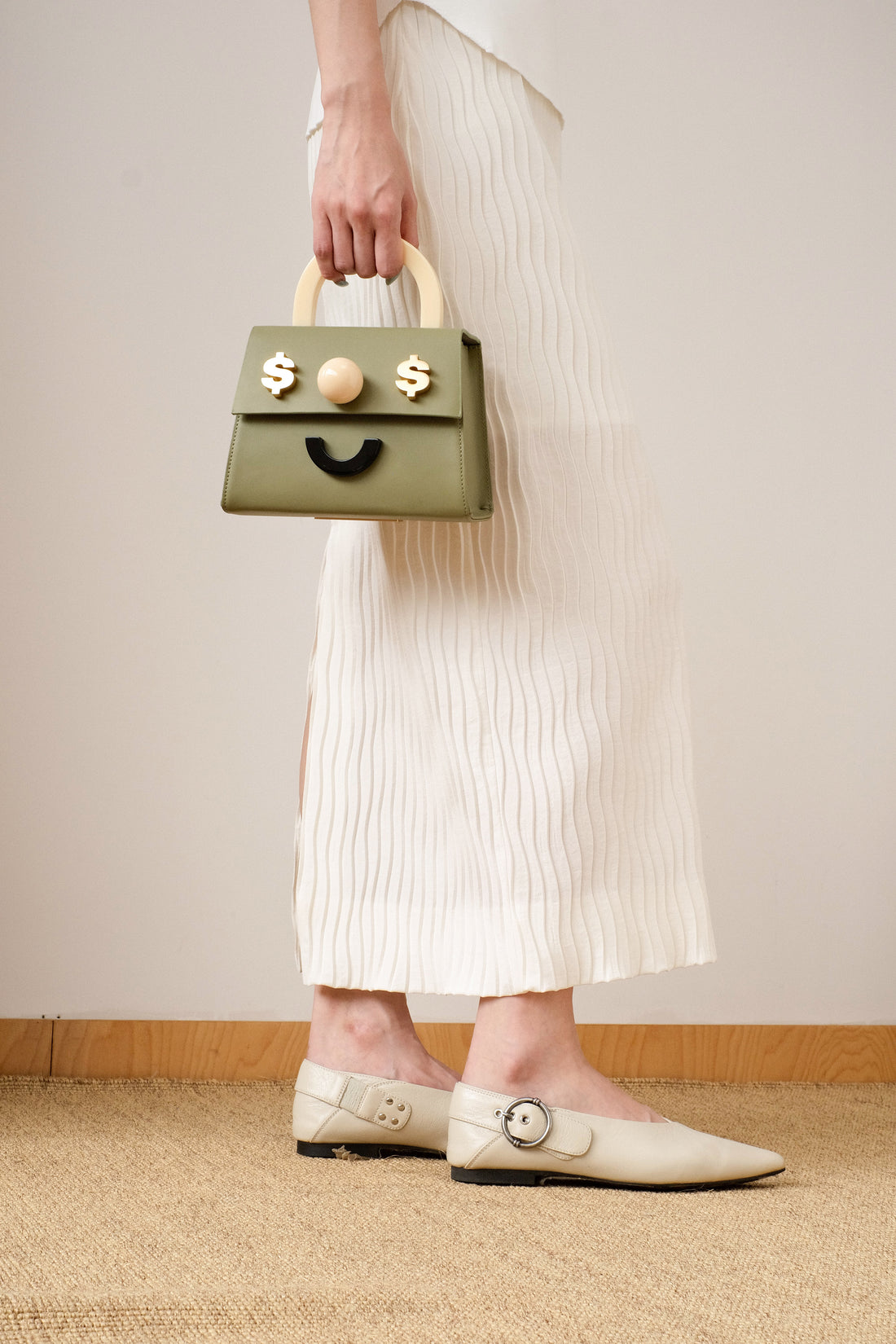The Show Me The Money Bag with Strap • Olive
