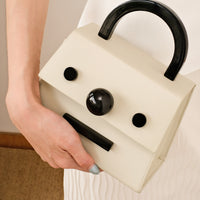 The Don't Talk To Me Bag with Strap • Beige