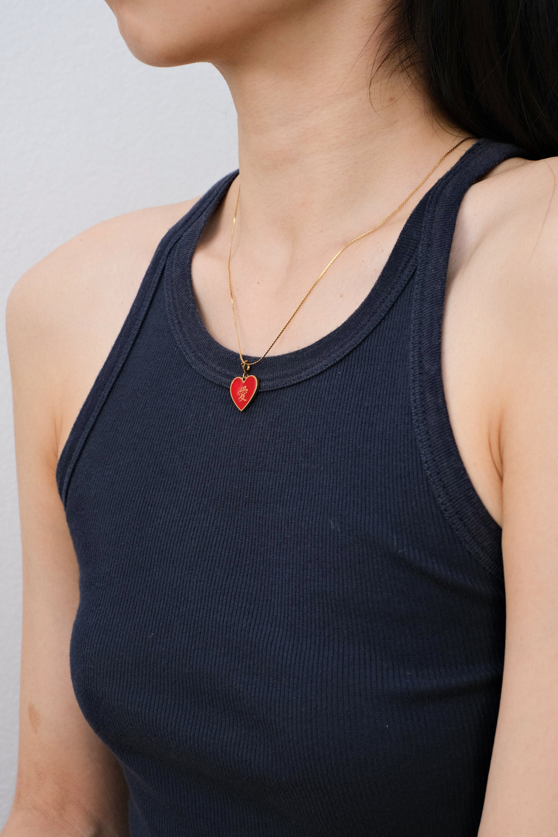 Speak Your Heart/ 愛/做 Do/Love Necklace • Red/Black