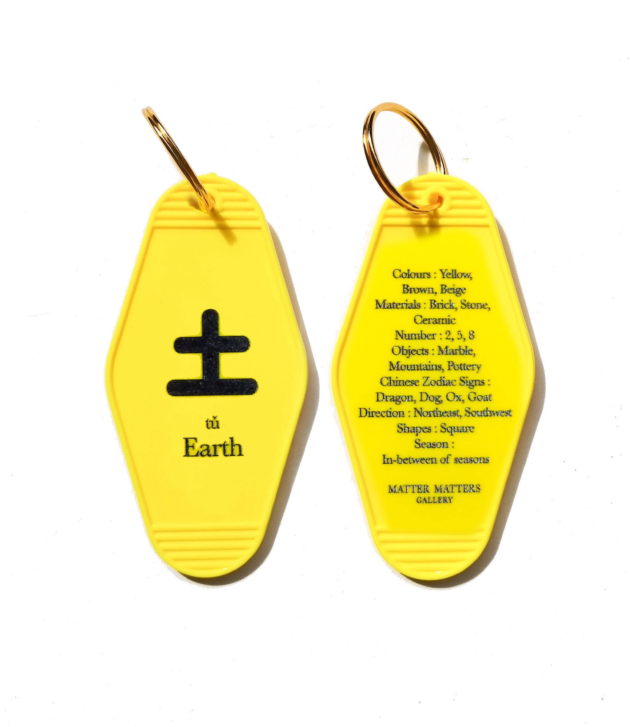 MMG Keyring • Five Elements • Earth – Matter Matters