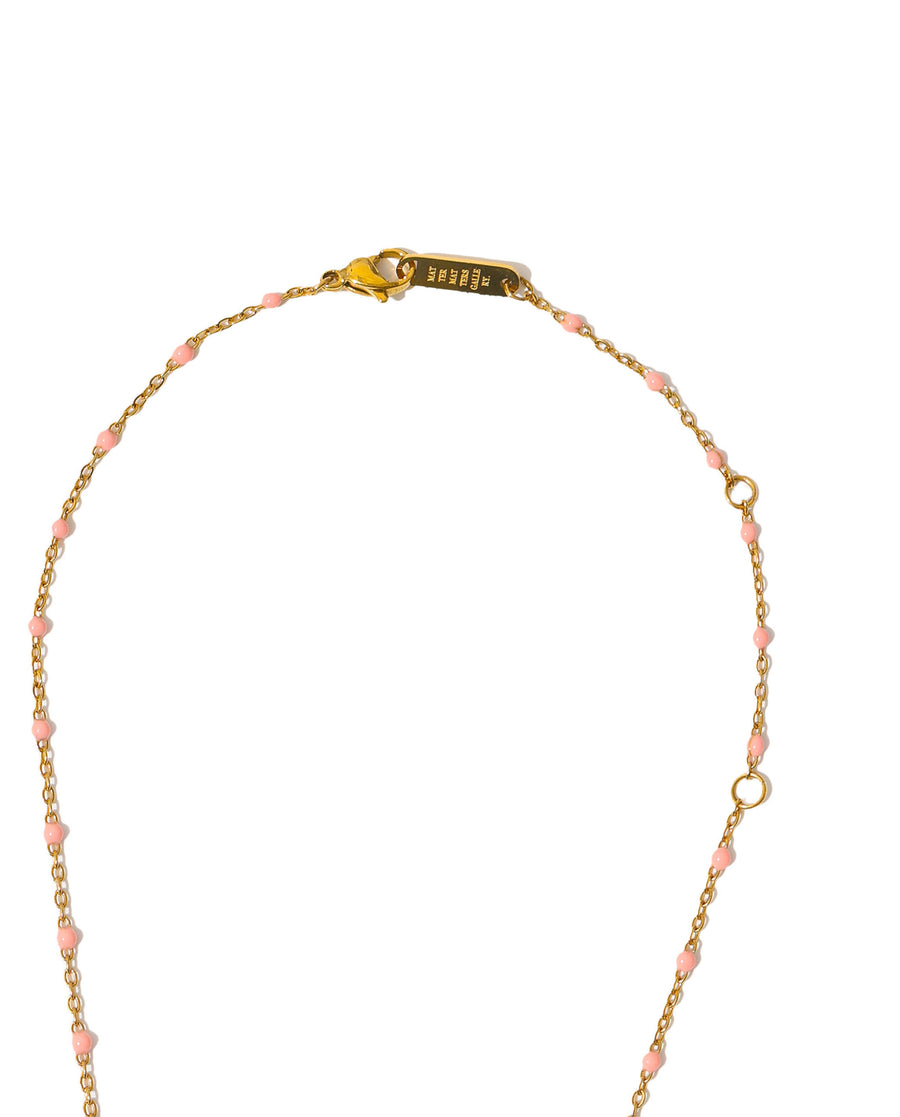 Fuck Yes Dots Necklace • Pink