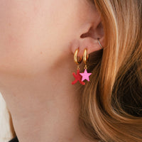 Universe / Mars Earrings • Red