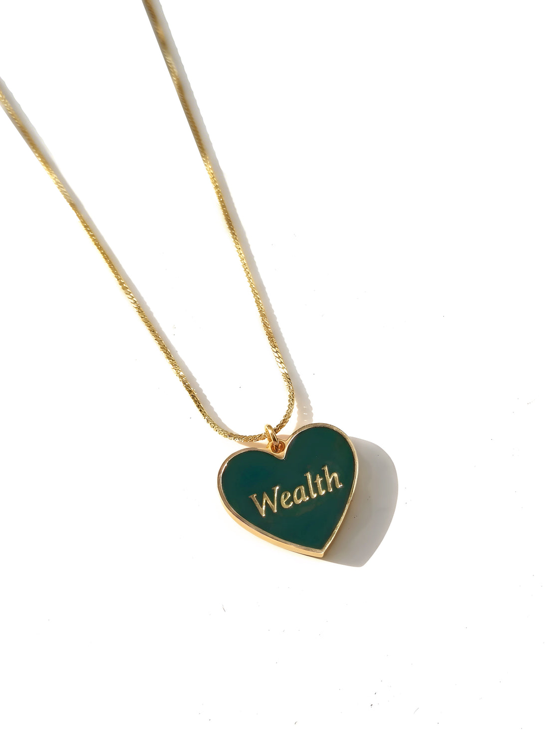 Health/ Wealth Necklace • Green/ Purple