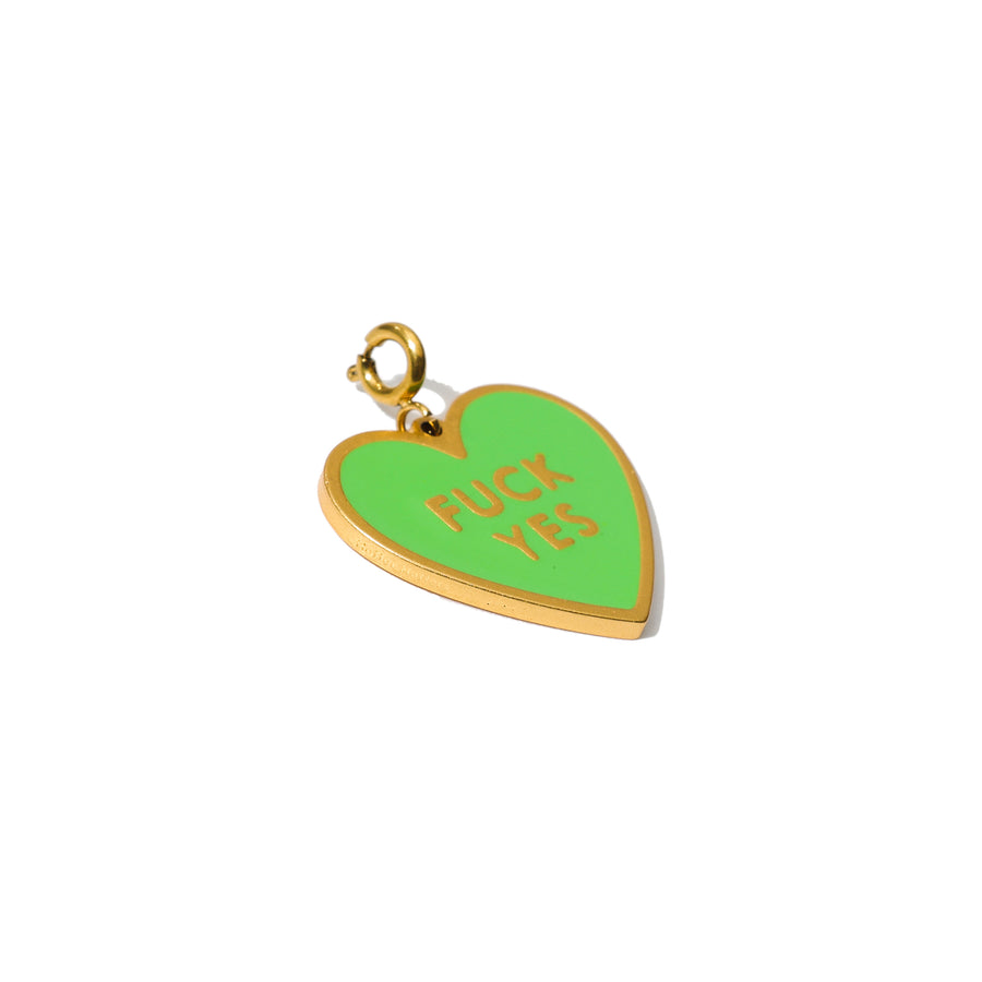 Fuck Yes Rainbow Necklace • Green