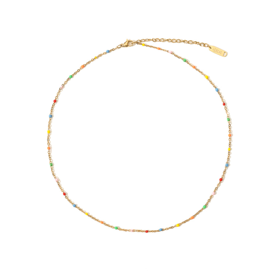 Fuck Yes Rainbow Necklace • Green