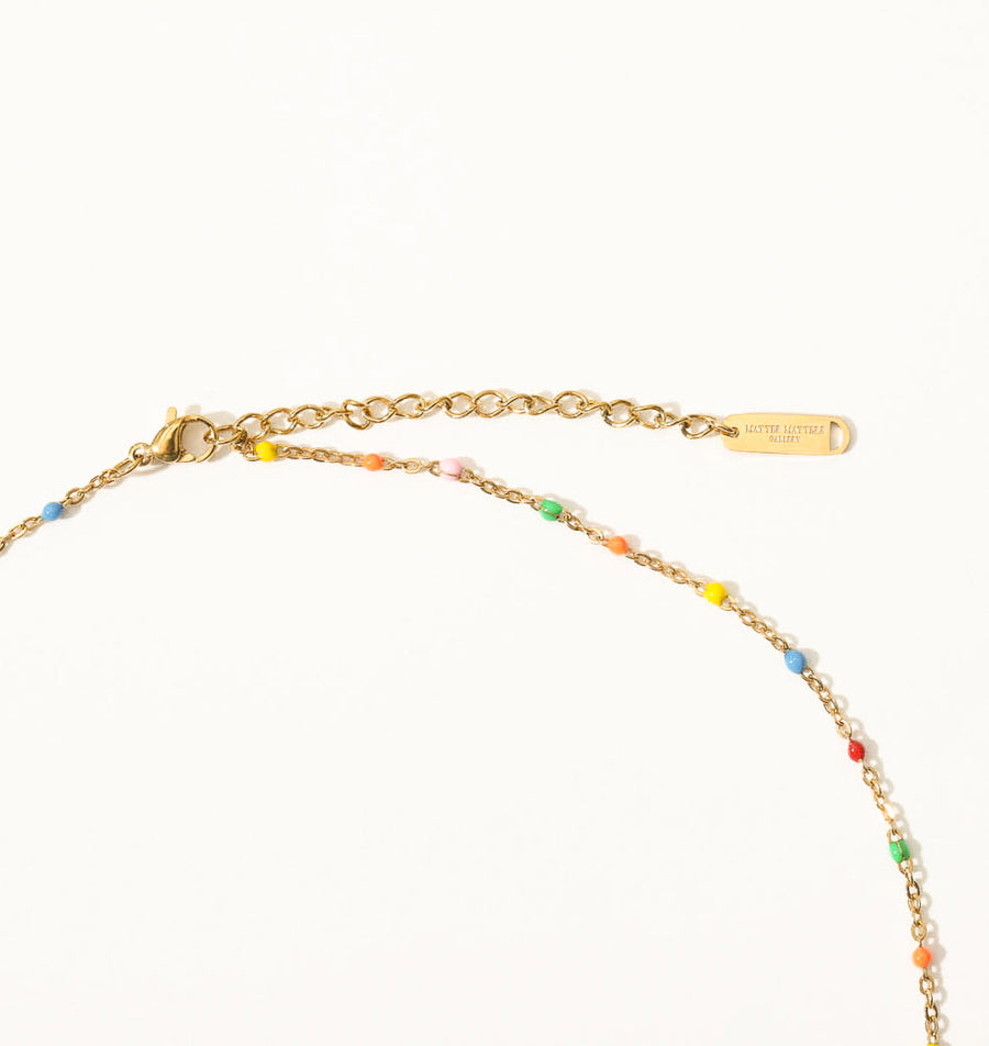 Fuck Yes Rainbow Necklace • Green