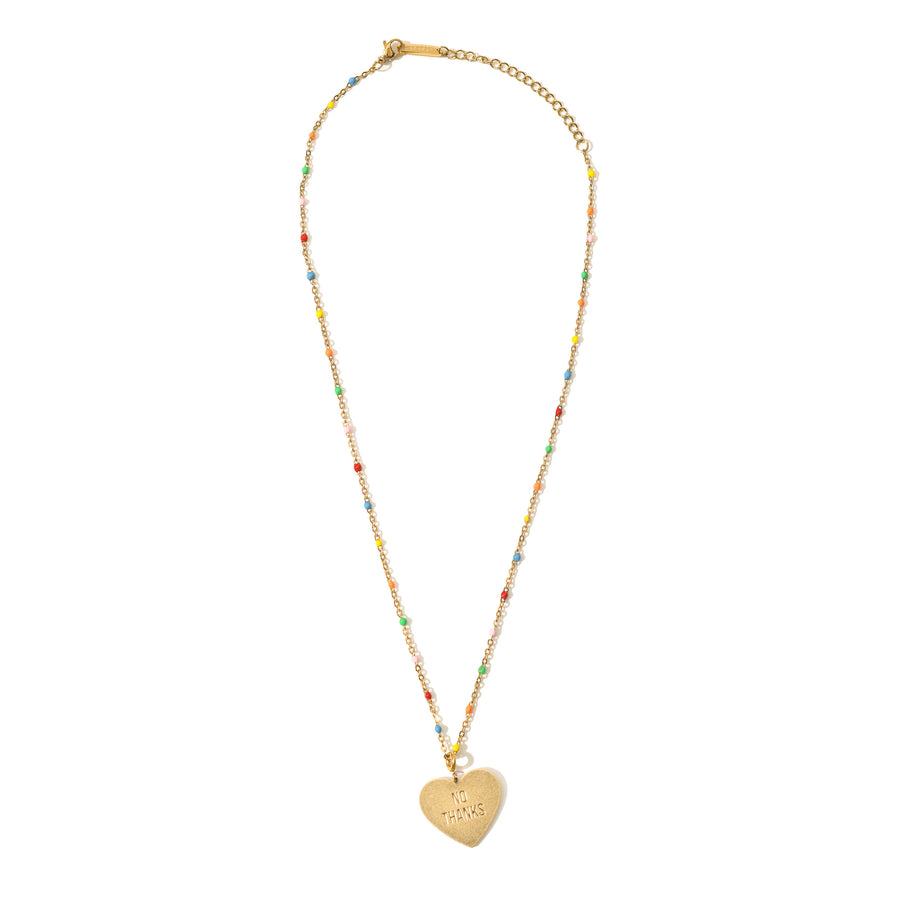 Fuck Yes Rainbow Necklace • Green