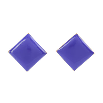 Diamond Studs • Royal Blue