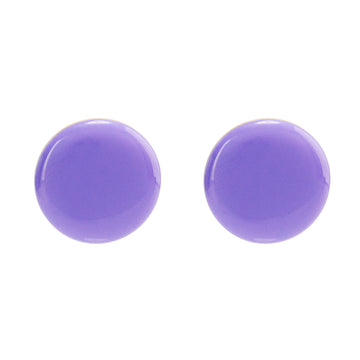 Circle Studs • Spring Lilac