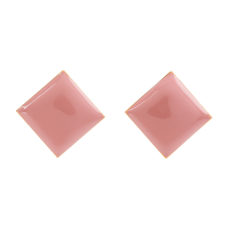 Diamond Studs • Peach Blossom