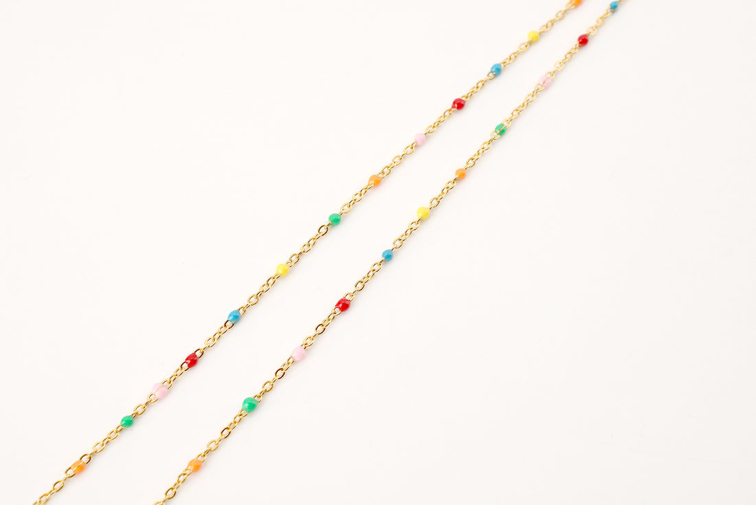 Shining Star Necklace • Red & Pink