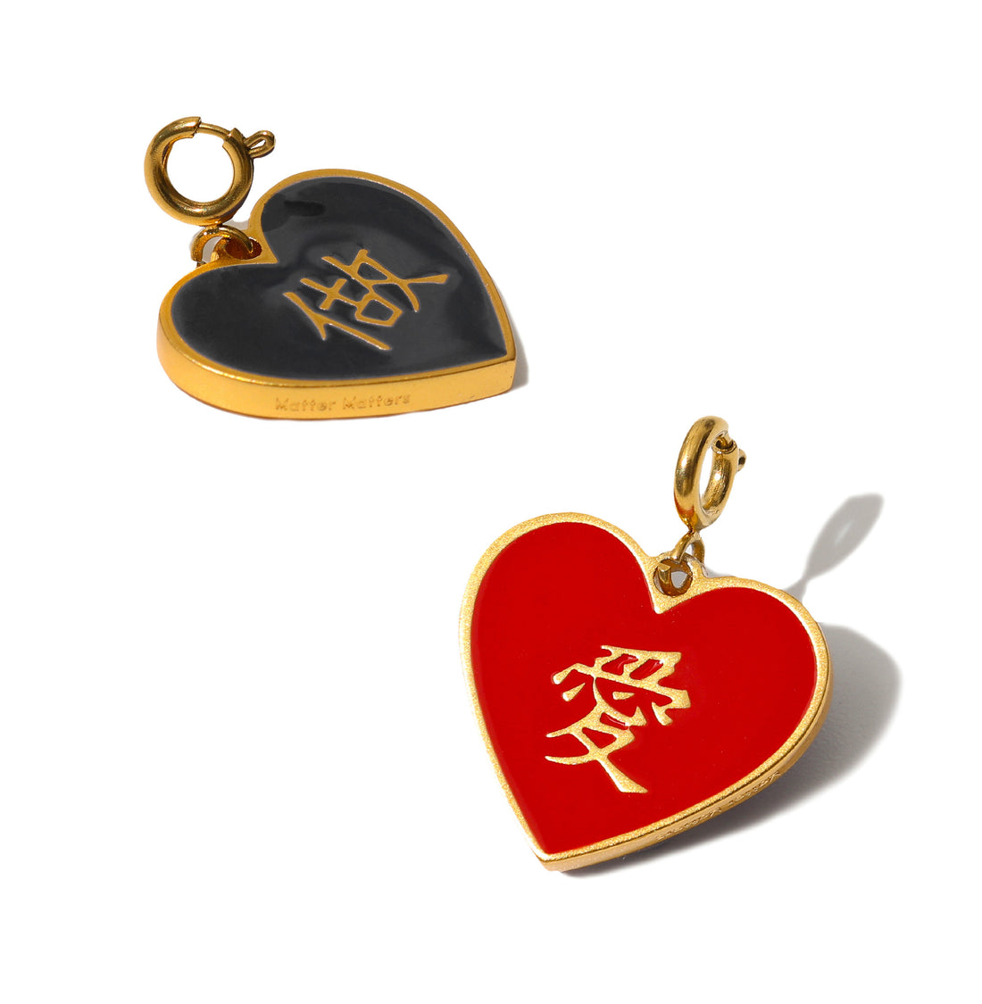 愛/做 Love/Do Reversible Pendant • Red/Navy